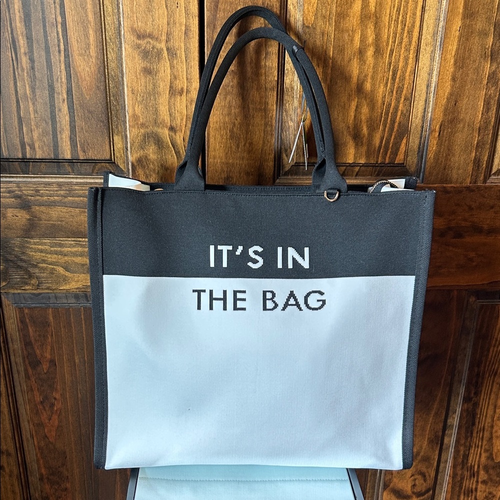 New Kate Spade Black and White Tote